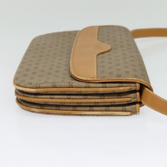 GUCCI Micro GG Supreme Shoulder Bag PVC Beige Gold 004 106 0024 Auth BA5286 - Picture 5 of 16